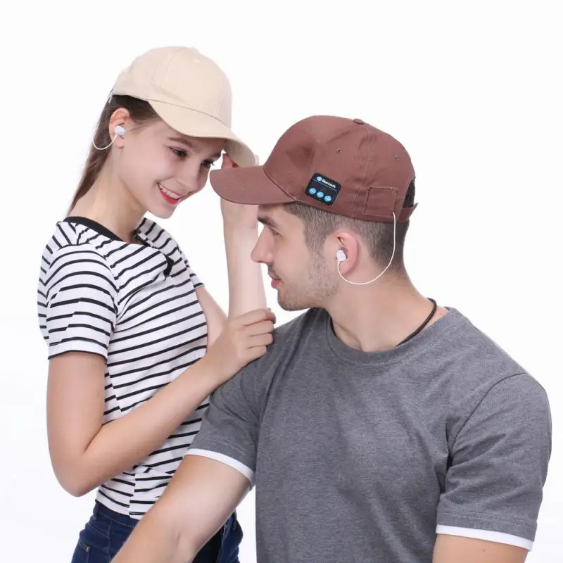 Беспроводные наушники Bluetooth наушники для Bluetooth музыкальная Кепка для мужчин/женщин Открытый Отдых громкой связи бейсбольная шляпа