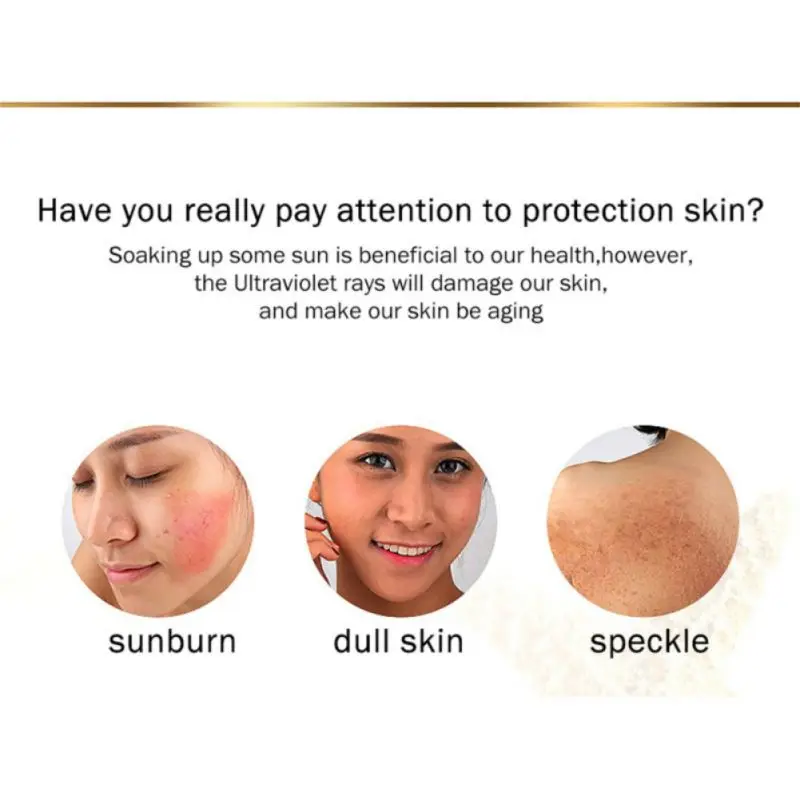 Facial Body Sunscreen Whitening Sun Cream Sunblock Skin Protective Cream Anti-Aging Oil-control Moisturizing SPF 40