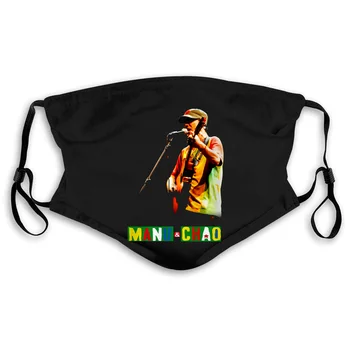 

New MANU CHAO Mano Negra latino France Ska Punk Band Men's Mouth Mask Women's kid PM2.5