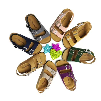 

Summer 2020 Sandals Boys and Girls Leather Sandal Beach Shoes Children's Sports Soft Non-slip Toddler Sandalias First Walker