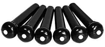 

2000pcs two thousand Guitar String Pegs Nails Bridge Pin Bridge Din Solid String Cones Guitar Parts Black