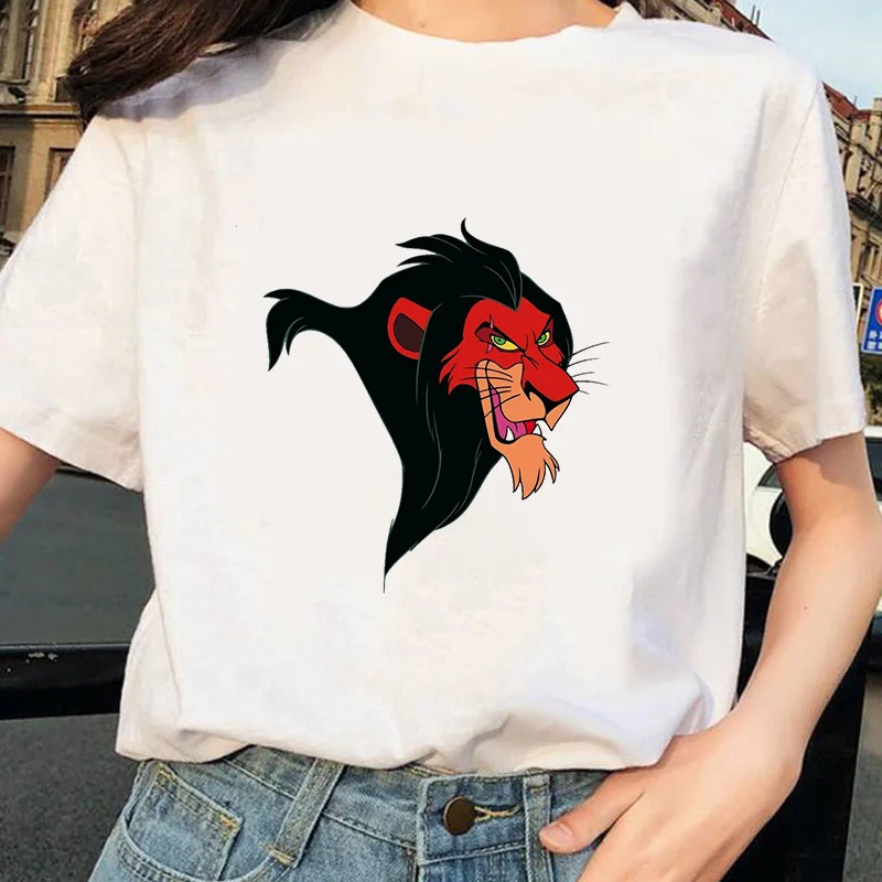 Женские футболки с коротким рукавом Matata Ullzang Lion King размера плюс футболка 2020 новая