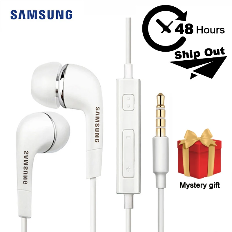 

Samsung EHS64 Earphone In-Ear Wired 3.5mm Headset Support Android with Microphone Speaker for Xiaomi Huawei Gaming Headset