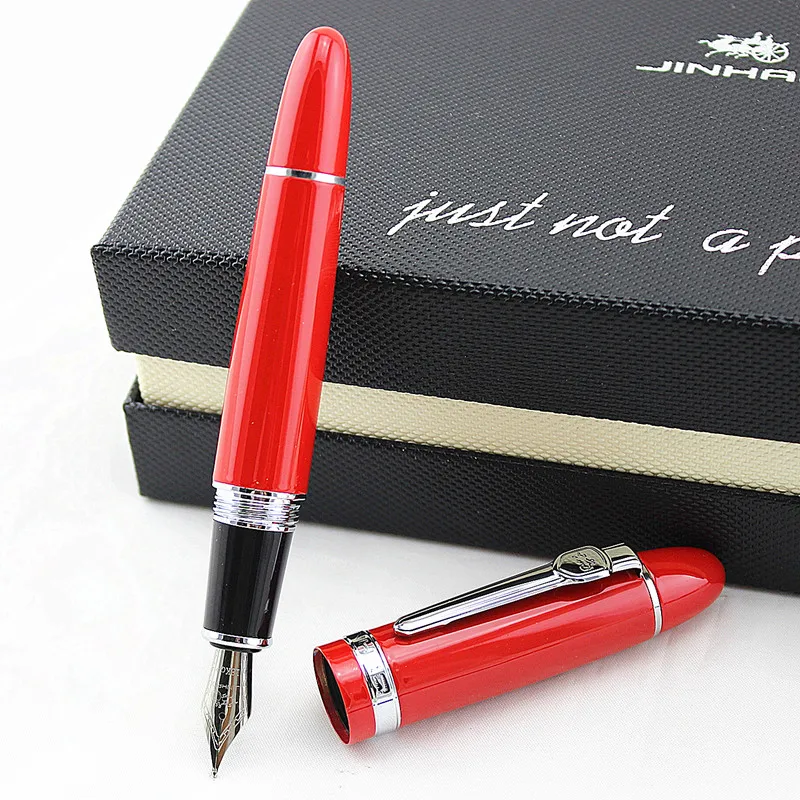 JinHao 159 Роскошная авторучка Уникальный большой размер, средний NIB 0,5/1,0 мм письменная ручка деловые офисные принадлежности для дома чернильная ручка
