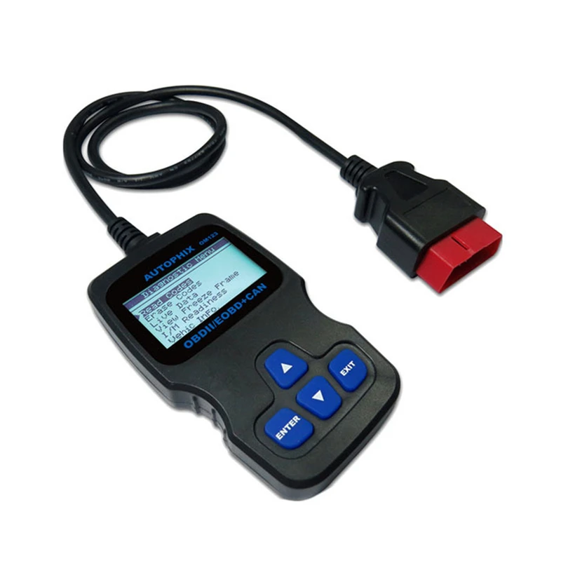 Автомобильный сканер двигателя OM123 CAN OBD2 OBDII EOBD код двигателя читатель Авто автомобиль диагностический инструмент сканирования несколько языков