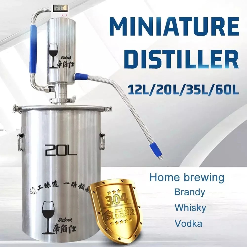 20L Alcohol Distiller, Home Wine Making Machine, Distilling Gin Alcohol