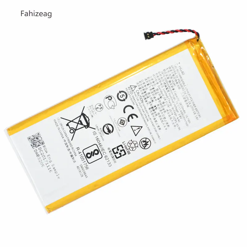

Fahizeag 10Pcs 3000mAh HG40 Battery Replacement For Motorola Moto G5 Plus XT1685 XT1687 XT1681 XT1684 moile Phone