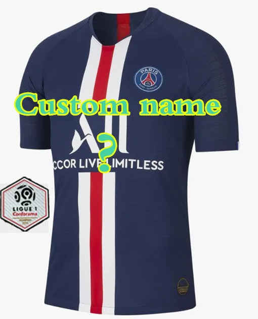 Футболка для взрослых Camisa PSG Jersey Повседневная футболка для взрослых MBAPPE DIALLO CAVANI Home Out Third - Цвет: SHIRT9