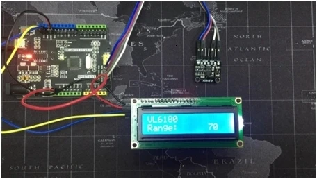 Модуль оптического датчика диапазона VL6180 VL6180X для Arduino IEC интерфейс 3,3 V 5V распознавание жестов