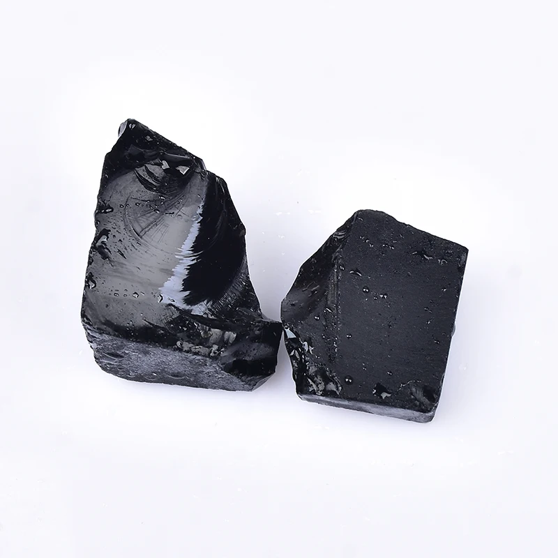 1kg about 3cm Natural crystal raw stone obsidian is suitable for aromatherapy flowerpot and fish tank decoration
