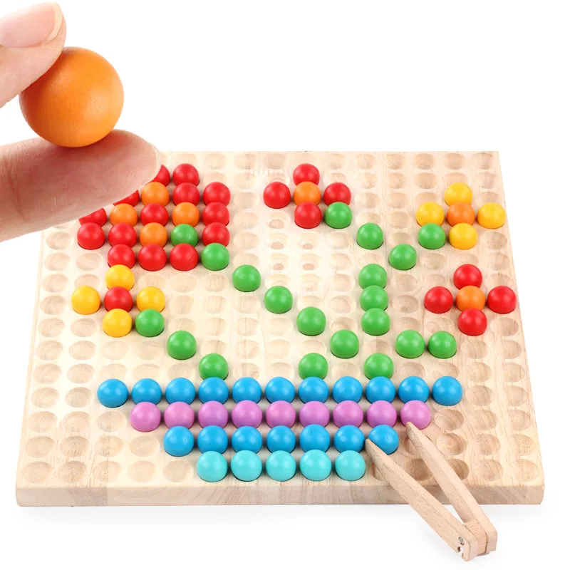 

Children Wooden Educational Toys Jigsaw Puzzle Casual Board Game Sports Parent And Child Game Building Blocks Gift Douyin Celebr