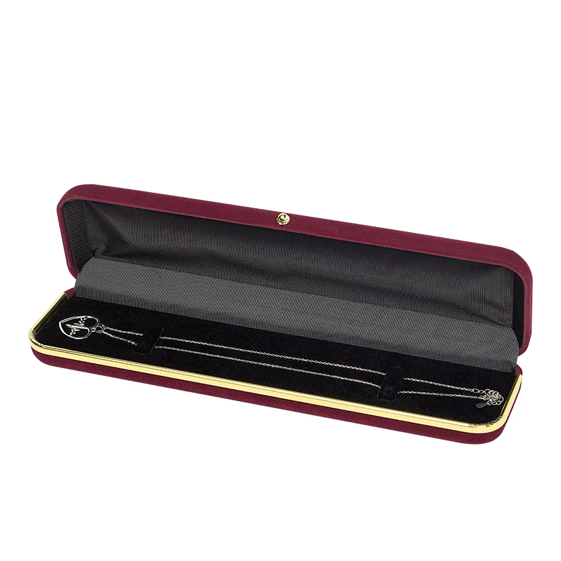 

New Fashion 2020 High-end Flannel Ring Snap Button With Decoration Gold Metal The Jewelry Box For Tasteful Lady