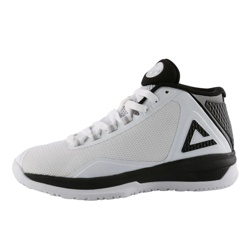 Баскетбольная обувь спортивная обувь кроссовки Тони Паркер профессиональные, с амортизацией подошва из дышащего сетчатого материала безопасности баскетбольные кроссовки для детей - Color: white