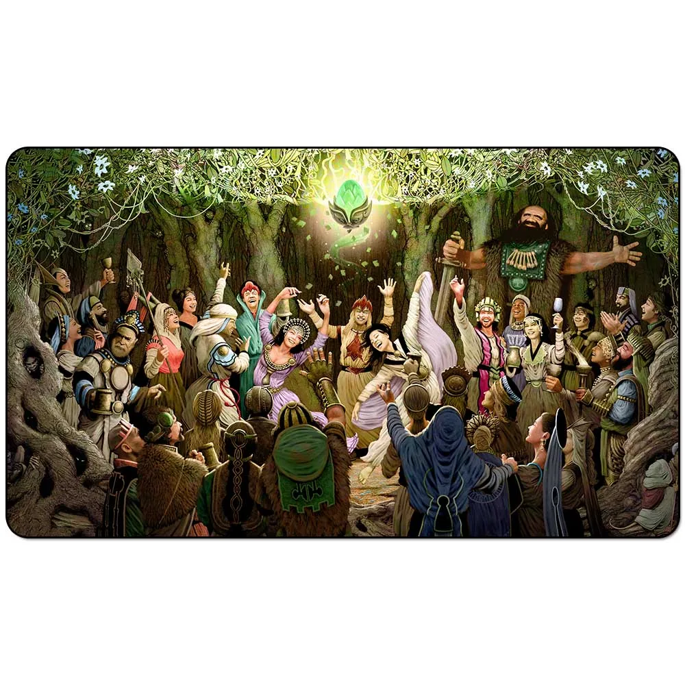 Magic trading card game Playmat: RENEWAL(THRONE OF ELDRAINE) playmat for TCG Playmat 60cm x 35cm(24" x 14") Size