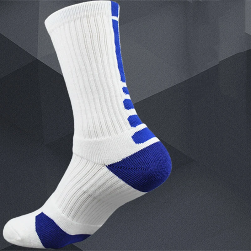 EU SIZE 39-45 1 пара, мужские детские Компрессионные носки для велоспорта, баскетбольные носки, хлопковые махровые носки, зимние уличные носки для кемпинга, походов, спортивных носков - Цвет: EU SIZE 39-45