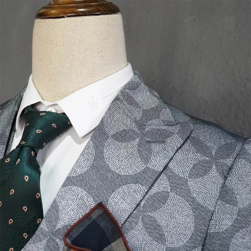 Мужской костюм Ternos Masculino деловое торжественное платье для отдыха Трендовое