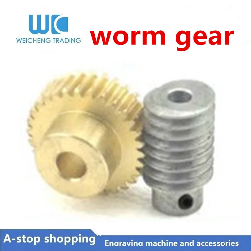 Worm gear 2 mod 20 tooth copper worm gear turbine worm installation