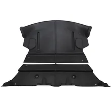 Модернизированный Автомобильный задний багажник звукоизоляционный хлопковый коврик для Tesla модель 3 звукоизоляционный мертвый защитный коврик автомобильные аксессуары