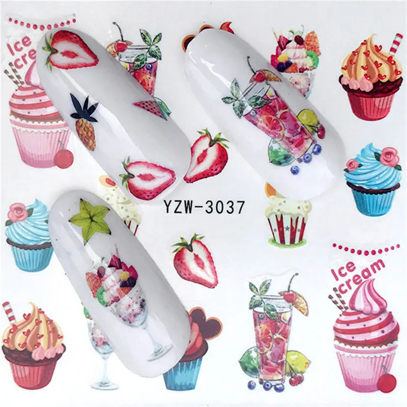 Newest DIY Nail Sticker 10PCS Nail Applique Adhesive Flower Rattan Nail Sticker Lace Design Nail Paste