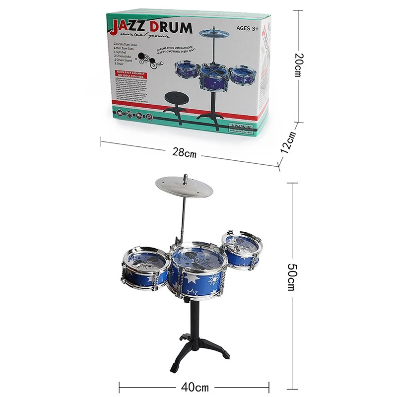 Забавные интерактивные игрушки для интеллектуального развития, детский барабанный набор, рок-барабаны, Детская развивающая игрушка с музыкальным стулом