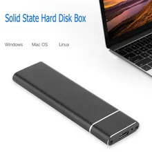 Модный сплав портативный USB3.1 к M.2 NVME SSD коробка NGFF PCI протокол типа C жесткий диск коробка