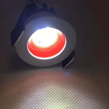 

dc12V 1pcs/lot 40mm diameter Mini Led Downlight White Round Ceiling Spot Lights Panel Light Recessed Aluminum Lamp Warm