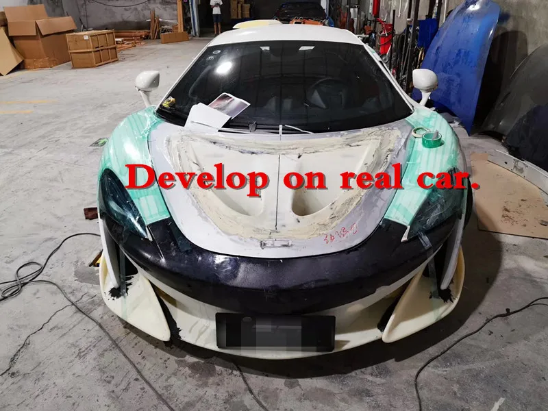 Для mlaren 540C 570S 570GT обновление до 600LT сухой карбоновый кузов P1 Стиль Капот 600LT кузов бампер спойлер боковые юбки
