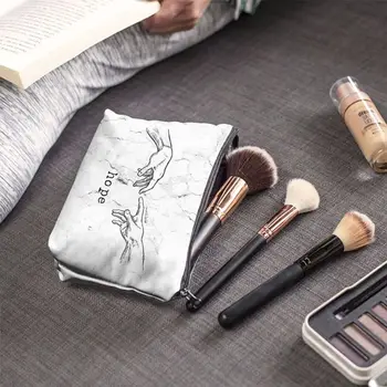 

2020 New Marble Pattern Travel Cosmetic Makeup Bag Toiletry Case Storage Pouch Organizer