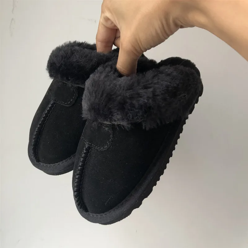 Comprar Zapatillas de invierno Envío Gratis para niños, niñas, 100% de cuero, estilo australiano, zapatillas de Interior de marca IVG para niños EU21 ~ 34