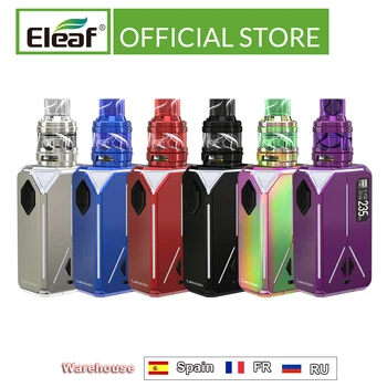 

Original Eleaf Lexicon with ELLO Duro kit 6.5ml HW-M/HW-N Coil Box Mod Output of 235W Vape Mod electronic cigarette