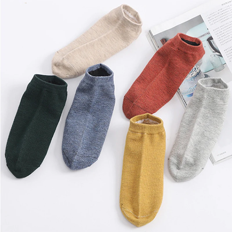 Носки Elifashion Женские однотонные с надписью Плюшевые короткие носки лодочки для