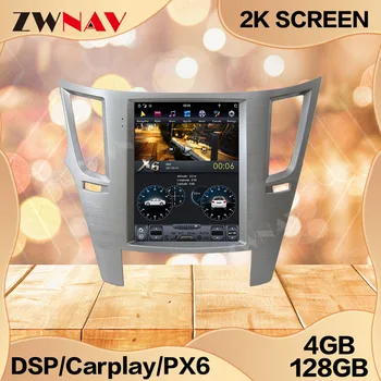 

4+128G Tesla Carplay Screen For Subaru Legacy Outback 2009 2010 2011 2012 2013 2014 Android 9 Multimedia GPS Audio Radio Stereo