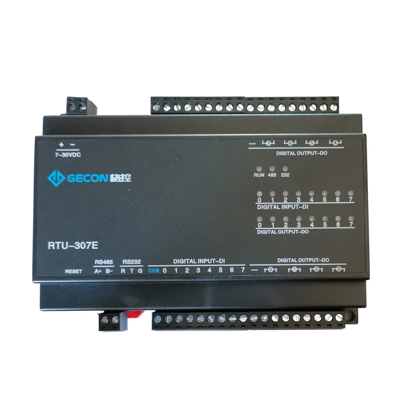 8DI8DO комбинированная система управления протокол Modbus RTU последовательный порт RS485