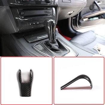 

ABS Carbon Car Gear Shift Head Beneath Decoration Cover Trim For BMW 3 5 Series E39 E60 E46 X3 X5 E83 E53 Interior Accessories