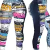 European fashion tie dye print female jeans high waist skinny pencil pants streetwear tide style jeans MLZ-7093 ► Photo 1/6