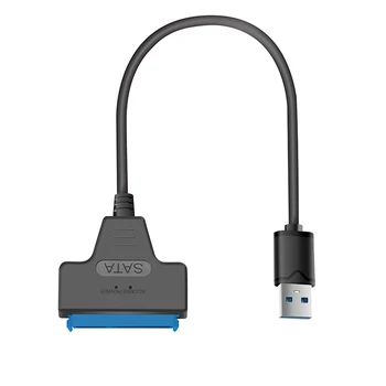 

USB 3.0 to SATA III Adapter for 2.5in SDD HDD Hard Drives SATA III to USB 3.0 External Converter and Cable, Support UASP Portabl