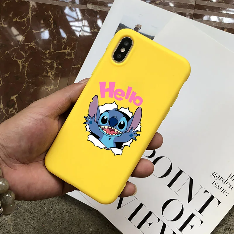 Милый мультяшный Ститч силиконовый чехол для телефона huawei P20 P10 P30 Pro Lite Plus Мягкий милый чехол - Цвет: Color 9