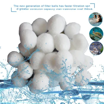 

Portable pool Filter Balls Wet Dry Cotton Pump Canister Clean Fish Tank Pond Reefs Media Filter Swimming Pools 350/500/700/1300g