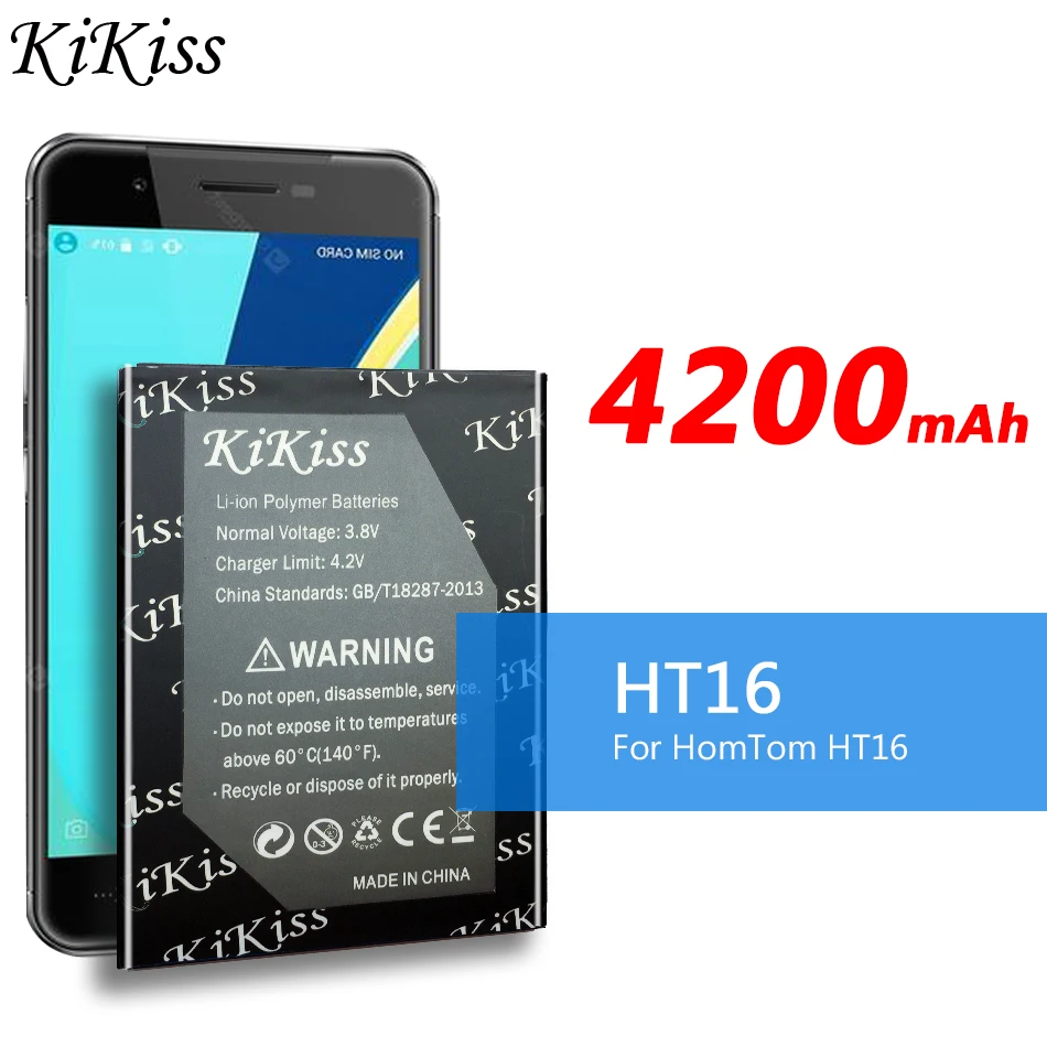 Высококачественный HT16 4200 мАч аккумулятор для телефона HOMTOM HT16 Pro