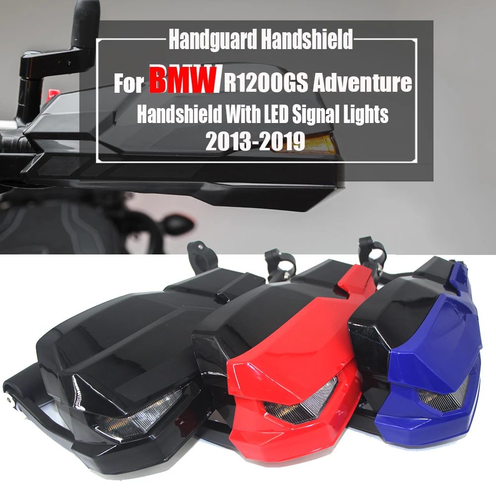 For BMW R1200GS Adventure R1200 GS LC ADV 2013-2019 Motorcycle WindShield Handguards With LED Signal Lights Daytime Running Lamp |