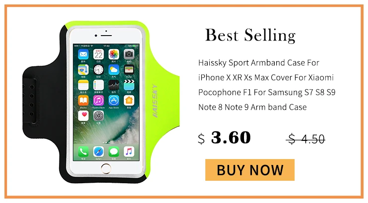 Нарукавник HAISSKY для спортзала, спорта, бега, для iPhone 11 Pro Max X Xs 8 7 6 Plus, лайкра, фитнес-браслет для huawei P30 P20 Lite