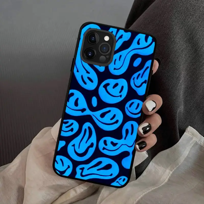 Trippy Smiley Face Phone Case for iPhone 13 12 mini 11 pro Xs max Xr X 8 7 6 6s Plus 5s cover Trippy Smiley Face Phone Case for iPhone 13 12 mini 11 pro Xs max Xr X 8 7 6 6s Plus 5s cover