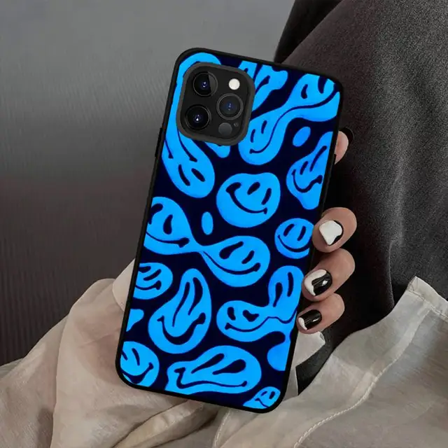 Trippy Smiley Face Phone Case for iPhone 13 12 mini 11 pro Xs max Xr X 8 7 6 6s Plus 5s cover a3