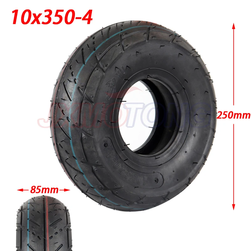 

10x3.50-4 Inner Outer Tyre 10x350-4 Pneumatic Wheel Tire for Electric Scooter, Trolley, Tiger Cart Accessories