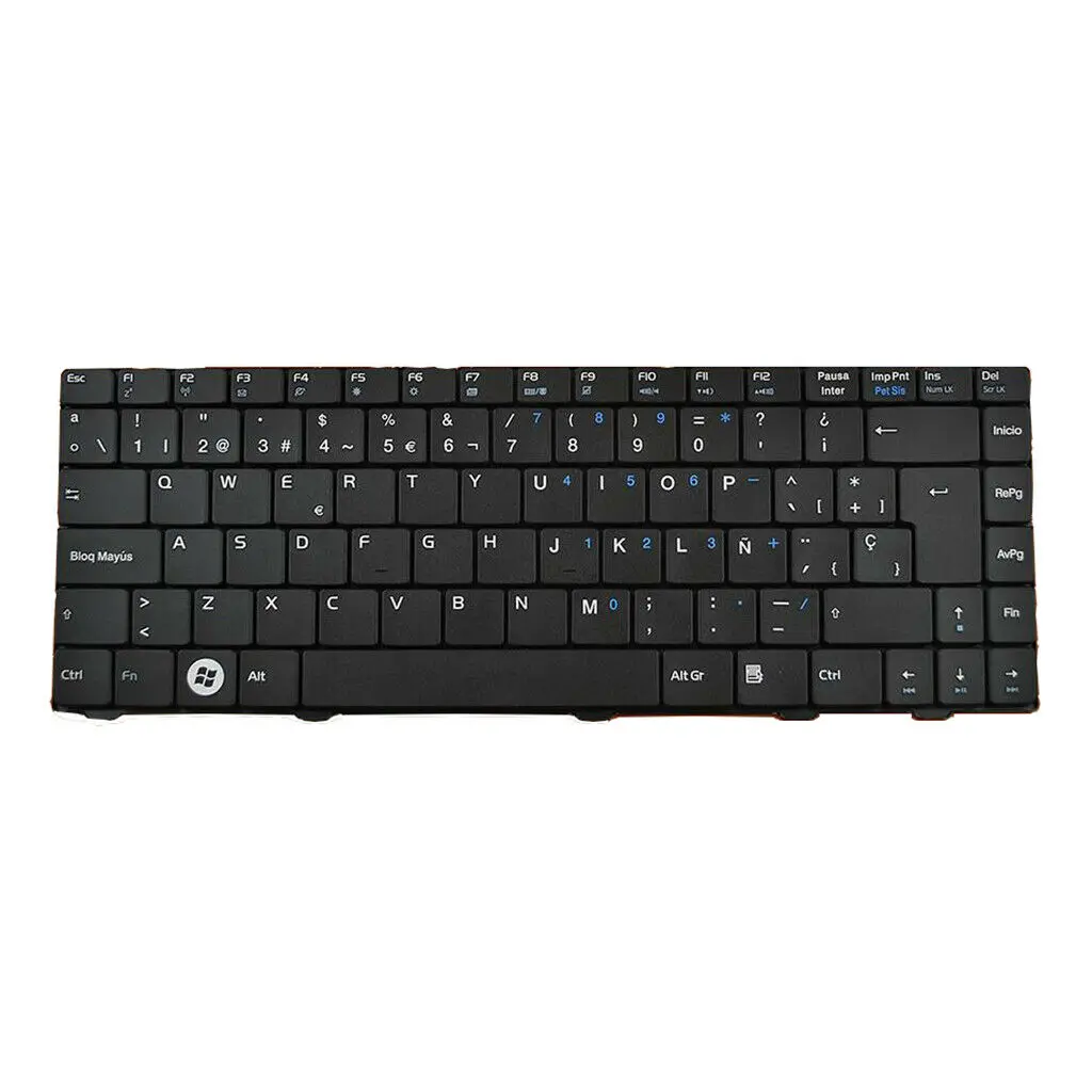Замена испанской пластиковой клавиатуры ноутбука для ASUS F80 SP