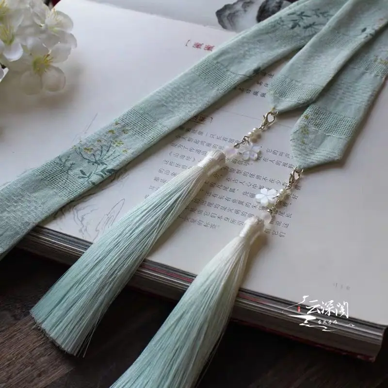 1 Wan серия moss, китайский ветер hanfu повязка для волос с кисточками ancienter головной убор hanfu cos аксессуары для волос - Цвет: 1
