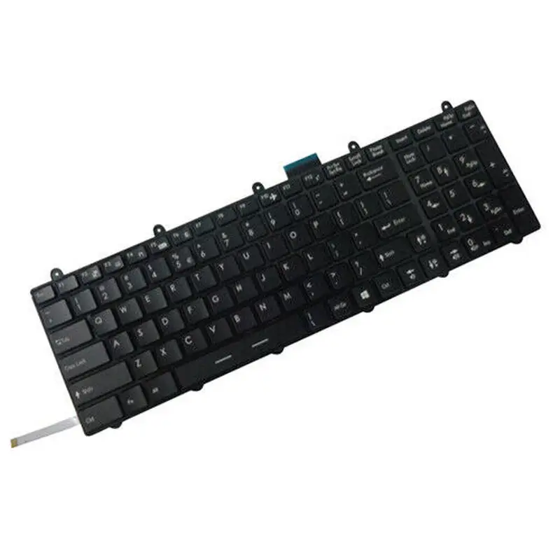 Для ноутбука MSI GE60 GE70 GT60 GT70 черная клавиатура с подсветкой США V139922AK1