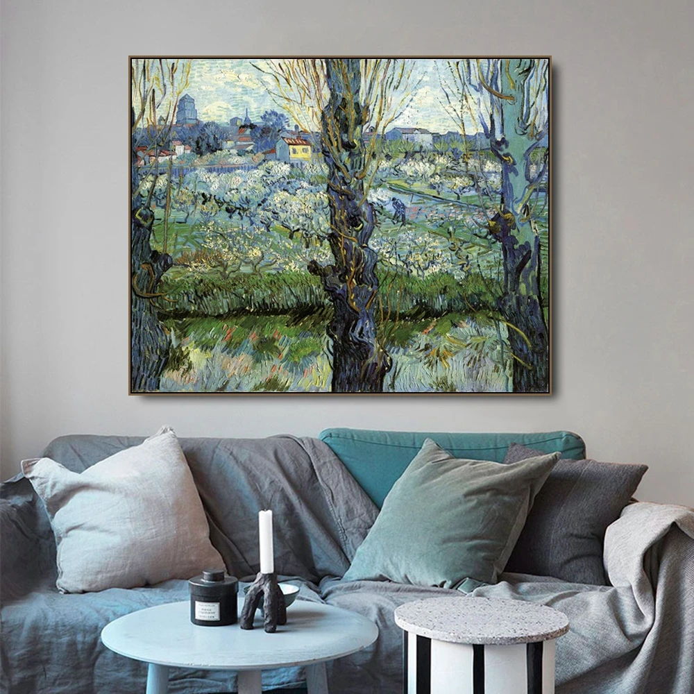 

Cassisy Van GoghView Of ArlesCanvas Art Oil Painting Artwork Picture Art Poster Modern Home Living room Office Decoration