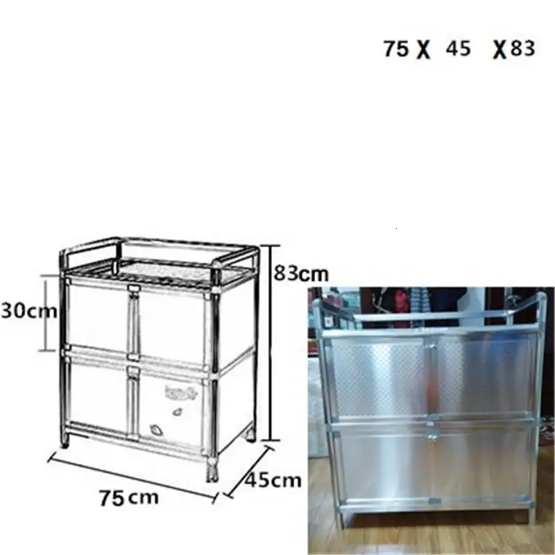 Number 14 Comedores Dolap Kaplama консольные столы Aparadores шкаф Meuble Mueble Cocina из алюминиевого сплава кухонная мебель шкаф - Цвет: Number 14