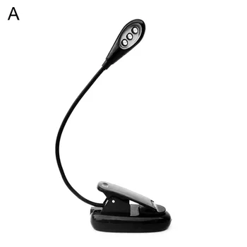 

Adjustable Clip on Desktop LED Light Computer Night Reading Eye Protection Lamp Study Readig Bedroom Battery Powered Table Lamp
